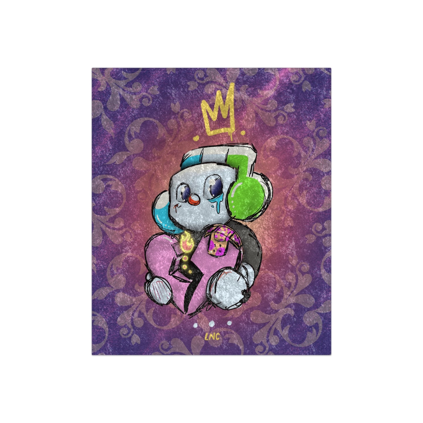 Corazon Sagrado Velvet Blanket