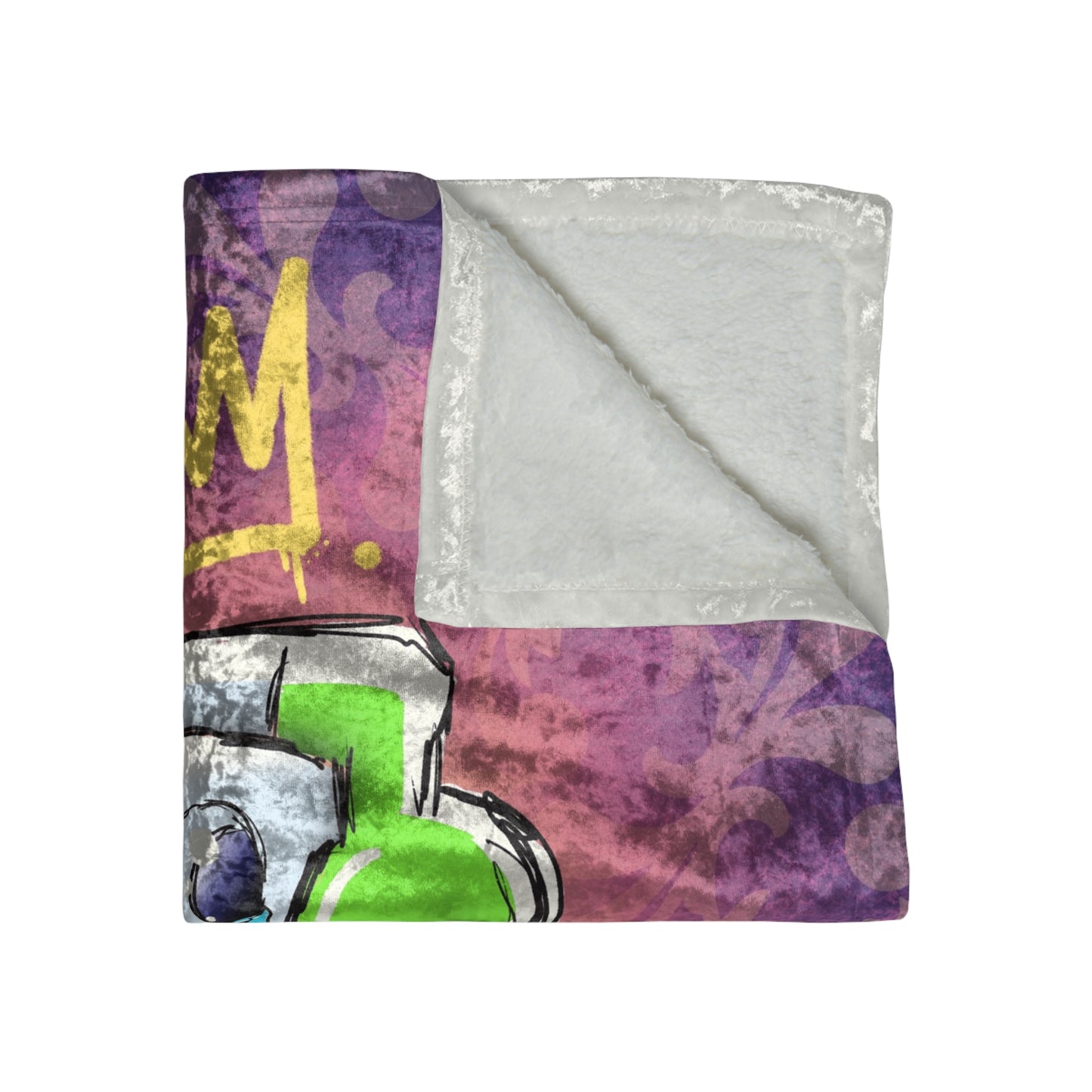 Corazon Sagrado Velvet Blanket